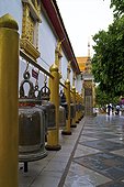 Thailande, Chiang Mai, wat phrathat doi suthep, cloches de prières