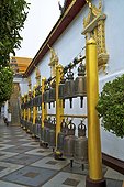 Thailande, Chiang Mai, wat phrathat doi suthep, cloches de prières