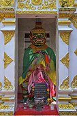 Thailande, Chiang Mai, wat phrathat doi suthep, statue