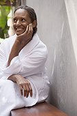 Portrait of woman in health spa