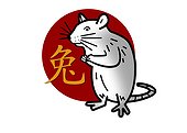 Chinese zodiac sign for year of the rat