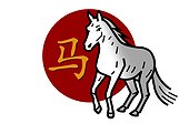 Chinese zodiac sign for year of the horse