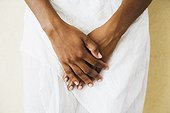 Close up of African woman's hands