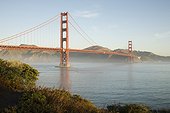 Golden Gate Bridge at sunrise, San Francisco, California, USA