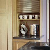 Kitchen Cabinet with Roll-up Door