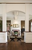 Arched Entry to Living Room