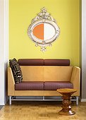 Eclectic Furnishings in Wall Niche