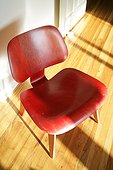 Red-Stained DCW Chair