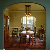 View through Doorway into Traditional Dining Room