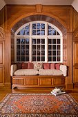 Arched Window Above Window Seat