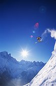 Airborne Skier Jumping