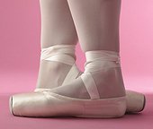 Ballet feet in fifth position