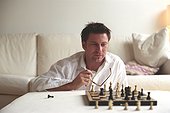 Man playing Chess