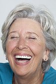 Laughing senior woman