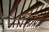 Empty attic, Vienna, Austria