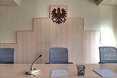 Courtroom of the district court Baden bei Wien, Austria