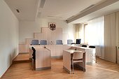 Courtroom of the district court Baden bei Wien, Austria