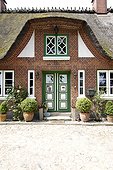 Front door of a country house