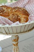 Pastry wreath in a bowl