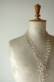 Tailors dummy with necklace