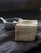 Bar of soap and bowl