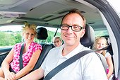 Family takes car into summer holidays