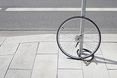 remains of stolen bicyle in street