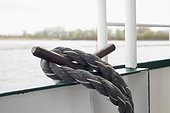 close-up of rope on ship