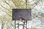 basketball hoop in park