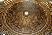 Looking Up at Dome in St. Peter's Basilica Vatican City Rome Italy