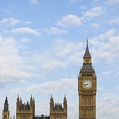 UK, London, Big Ben against sky