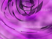 Close-up of an abstract pattern on a purple background