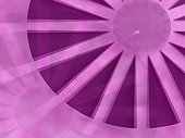 Close-up of a wheel on a purple background