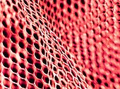 Abstract honeycomb pattern