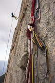 Rock climbing in Jurassic Park, Sardinia. Climbers are Italian boy Matteo Pasquetto and Polish girl Magda Drapella. Climbing in trad style, with only friends and nuts as protection, on beautiful granite in fantastic location near the Mediterranean s [...]