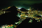 Cityscape of Rio de Janeiro at Night