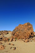 Volcanic Rock, Tenerife. Large volcanic rock in El Teide National Park desert, Tenerife, Canary Islands, Spain