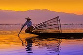 fishermen in Inle lake, Myanmar.
