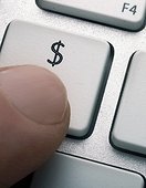 computer desktop money sign