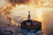 Oil rig in Beaufort Sea