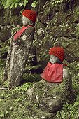 statues covered with moss in Kanmangafuchi Abyss- Nikko, Japan. The Narabi Jizo are a row of stone statues depicting Jizo, the Buddhist guardian deity, looking out over the Kanmangafuchi Abyss. Originally there were 102 stone statues of Jizo includi [...]