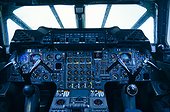Commuter plane control panel