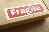 Fragile parcel for despatch
