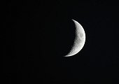 Moon, crescent moon, Germany, Europe