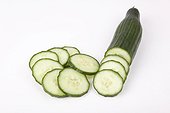 Cucumber and cucumber slices