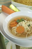 Noodle soupe with vegetables