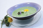 Soup of wild herbs