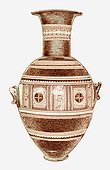 Illustration of ancient Greek pot