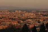 Rome, Italy.. A view out over the city of Rome.