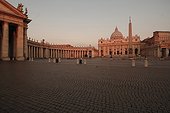 Rome, Italy.. Sunrise at the Vatican.